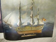 VELIERO IN LEGNO. SANTISSIMA TRINIDAD SCALA 1:90. DEAGOSTINI.