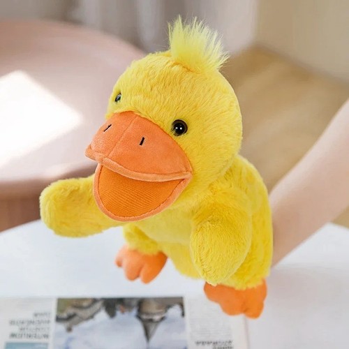 Peluche pupazzi mano anatra - pupazzi,