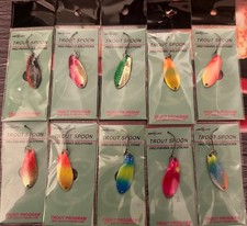 SPOON TROUT AREA 2,5 GR CUCCHIAINI ONDULANTI  SPINNING TROTA LAGO