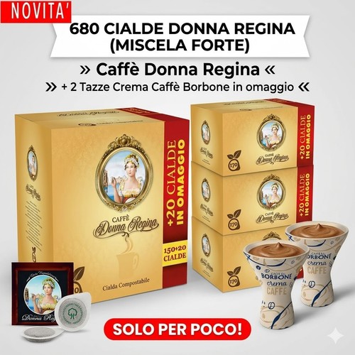 680 cialde caffè donna regina - cialde,