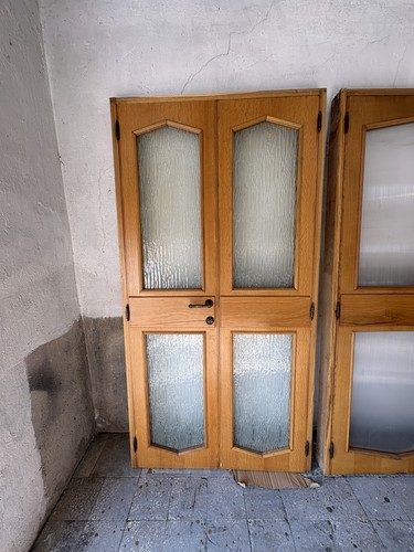 Porta doppia legno massello - porta, in