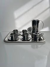 Set espresso inox acciaio inox