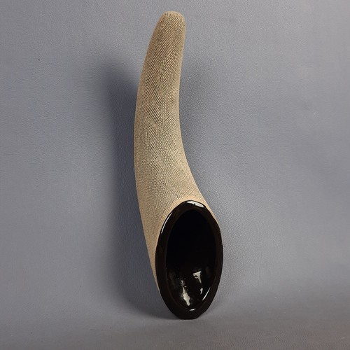 Vaso ceramica forma corno - ceramica,