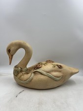 Statuina Cigno Resina Finitura