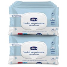 Chicco Salviette Neonato Detergenti Multiuso Con Clip Senza Alcool Profumate