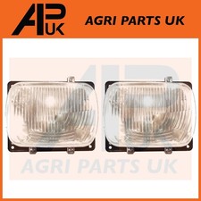 Pair 12V Front Headlight Lamps