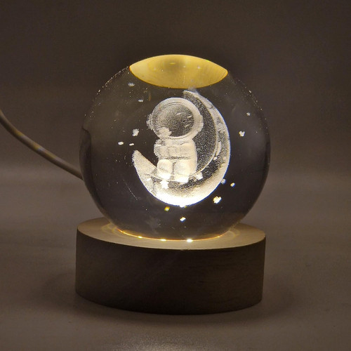 Lampada led astronauta - lampada, 3d