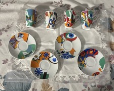 4 Tazzine + 4 Piattini VINTAGE