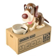 SALVADANAIO CANE MANGIA MONETE SOLDI CAGNOLINO ELETTRICO ELETTRONICO A BATTERIA