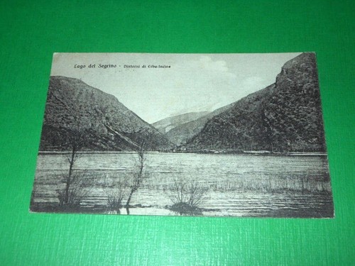 Cartolina lago del segrino - lago,