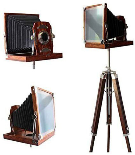 Stile vintage legno fotocamera - vintage,