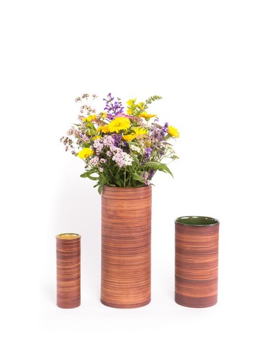 Vaso cilindrico - vaso, fiori