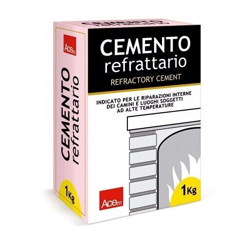 Cemento refrattario 1kg per - refrattario, da