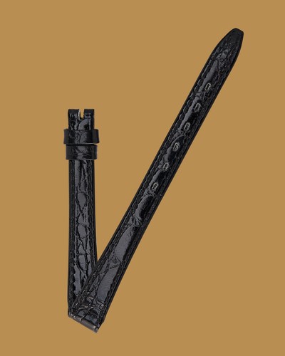 Cinturino coccodrillo nero