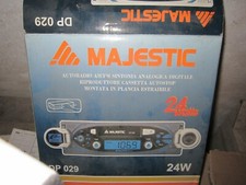 AUTORADIO A CASSETTE MAJESTIC 24 W DP 029 ANNO 2002 CARINISSIMO VINTAGE LEGGI 
