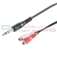 Cavo 0,20m audio da JACK 6,3mm