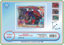 x Dino Tecno Dinosauro Robot