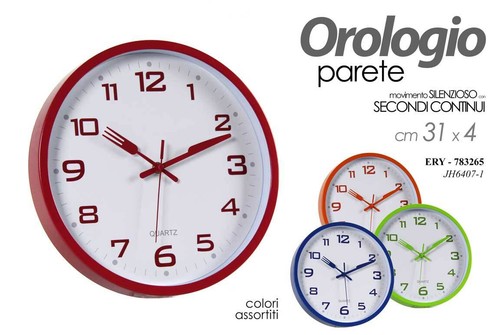Orologio parete muro tondo - parete,