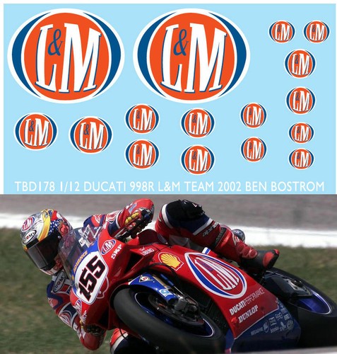 Decals per ducati - 1/12, 998r