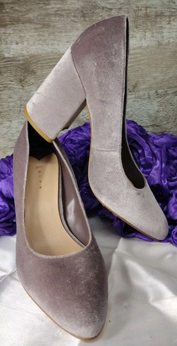 Leith grigio velluto tacco - , a