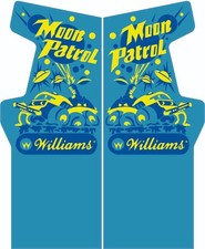 Moon patrol arcade side art