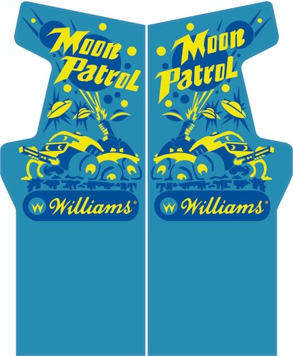 Moon patrol arcade - , art