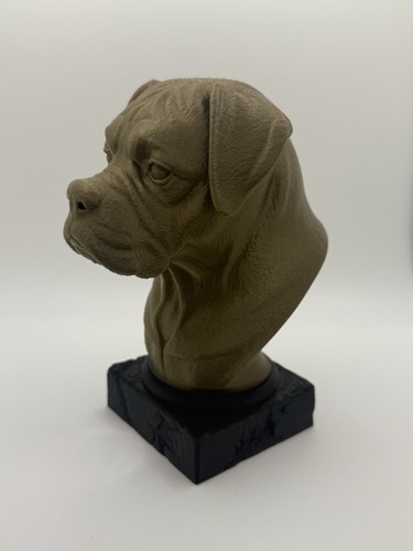 Boxer scultura cane animale