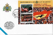 fdc San Marino/2001 - FERRARI