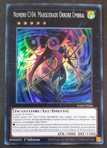 Numero c104 masquerade orrore - c104,