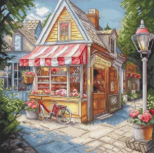 Kit punto croce pasticceria - ,