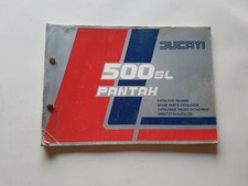 Ducati Pantah 500 SL 1° serie 1979 catalogo ricambi originale parts catalogue