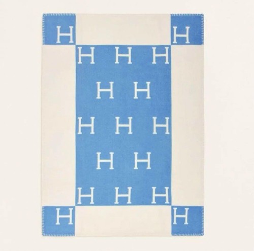 Hermes coperta lana cashmere - hermes,