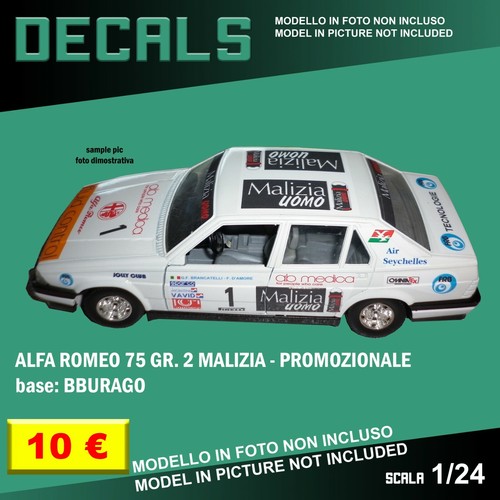 Decals repro alfa romeo - alfa,