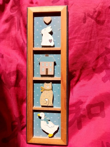 Wall ornament wooden - wall,
