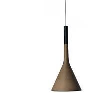 Foscarini 195007SP5 52 Aplomb sospensione marrone h.5 mt.