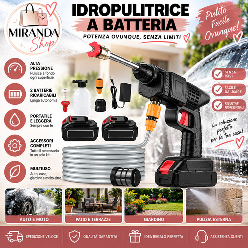 Idropulitrice batteria 48v - idropulitrice,