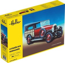 KIT MODELLINO AUTO STATICO HELLER CITROEN B14 NORMANDE MODELLISMO SCALA 1:24