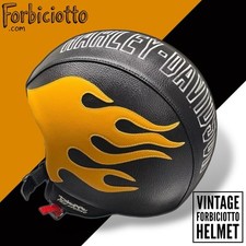 Casco Vintage in Pelle