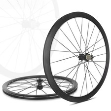  Set Cerchi in Lega di Alluminio 700C 30/35/38/41mm Cross Country Corsa Bici da Strada 