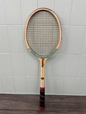 Racchetta di legno vintage Bancroft Court King Made In Pakistan Anni 60/70