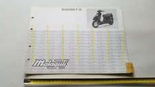 Malaguti 50 F 10 Scooter catalogo ricambi originale spare parts catalogue