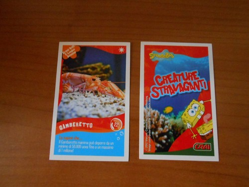 Figurina card spongebob crai - spongebob,