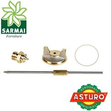 UGELLO AGO CAPPELLO RICAMBIO ASTURO ORIGINALE PER AEROGRAFO E70 G70 VARIE MISURE