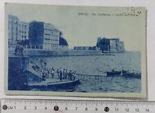 I121027 Cartolina - Napoli - Via Partenope e Castel dell'Ovo - VG 1916