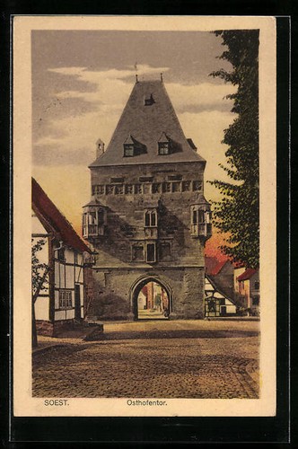 Soest tramonto sulla porta - soest,,