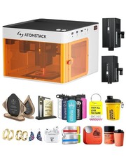 ATOMSTACK Incisore Laser Doppio, Diodo 5W, Laser Infrarossi 1.2W, Mini Taglierina Laser