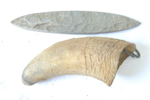Antico corno mucca bue - antico,