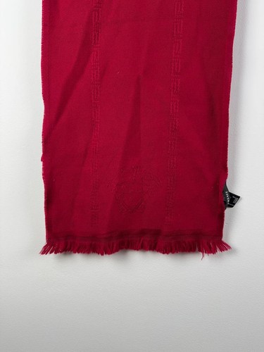 Sciarpa versace lana rossa - sciarpa,