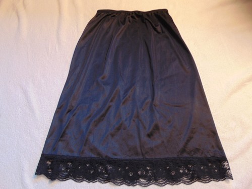 Womens black half slip - womens, lace