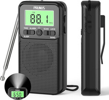 J-128 Radio Digitale Portatile FM/AM, Radiolina Portatile Piccola, Mini Radio a 